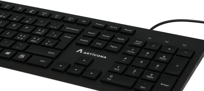 ARTICONA Wired Multimedia Keyboard