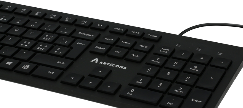 ARTICONA wired Multimedia Tastatur