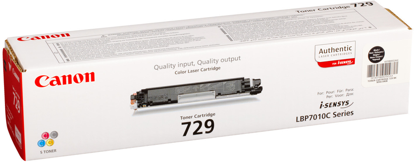 Toner Canon 729, noir
