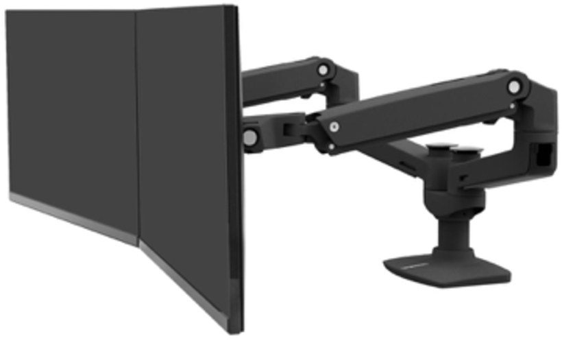 Double bras d'écran bureau Ergotron LX
