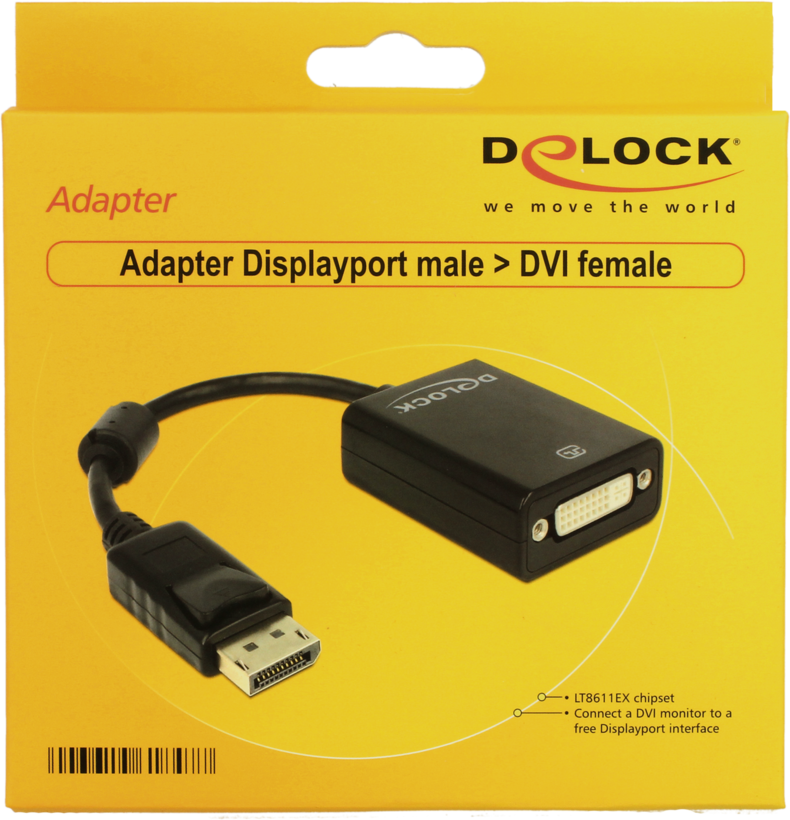 Adaptér Delock DisplayPort - DVI-I