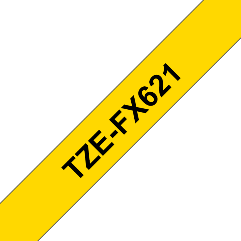 Brother TZe-FX621 9mmx8m Label Tape