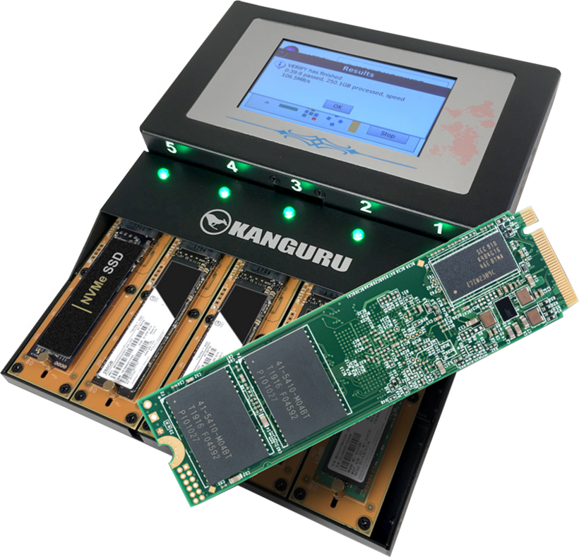Duplicateur SSD M.2 NVMe Kanguru Clone 4