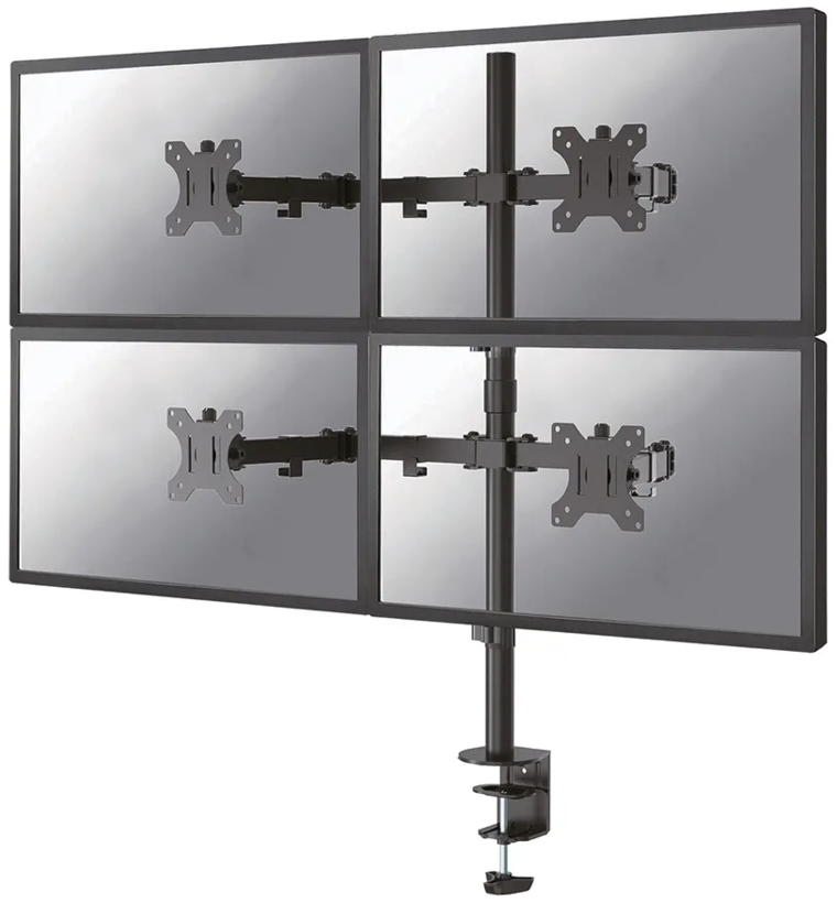 Neomounts Quad Full-Motion Desk Pole