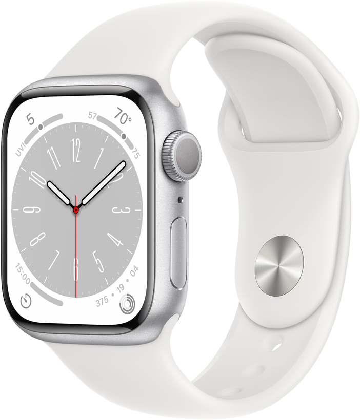 Apple Watch S8 GPS 41mm alu argent