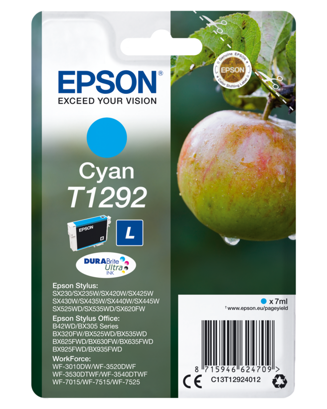 Epson T1292 L Tinte cyan
