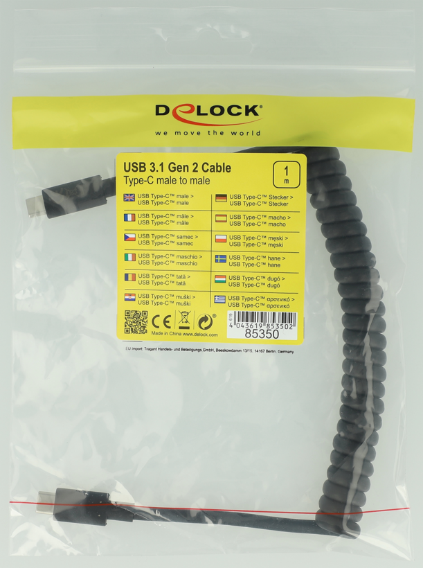 Kabel Delock USB typ C 0,3 m