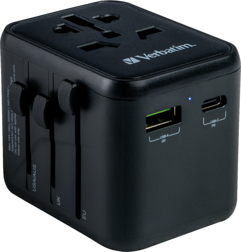 Verbatim Welt + 2x USB adapter podr.