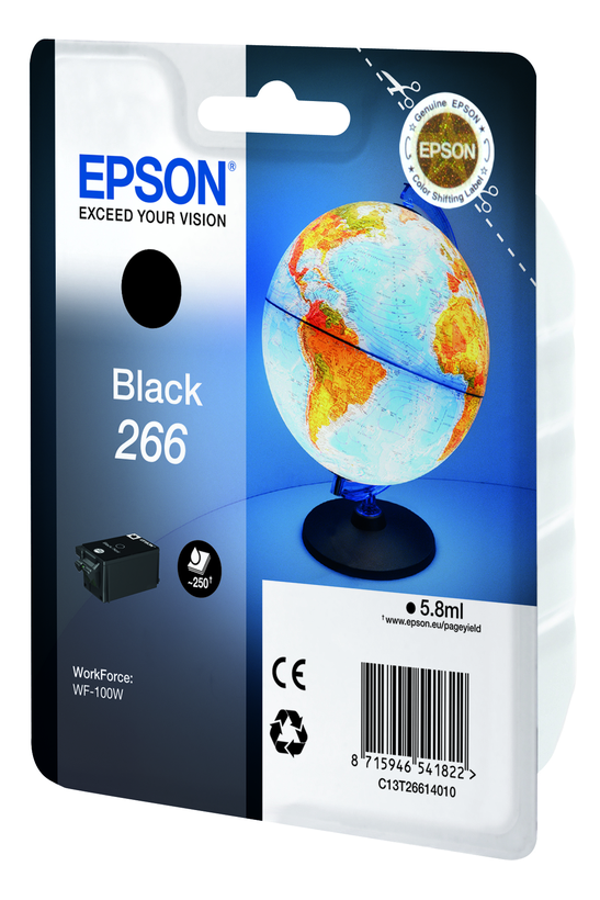 Inchiostro Epson 266 Globus nero