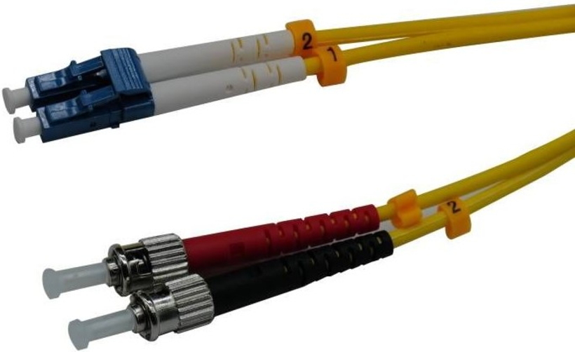 FO Duplex Patch Cable LC-ST 2 m 9µ