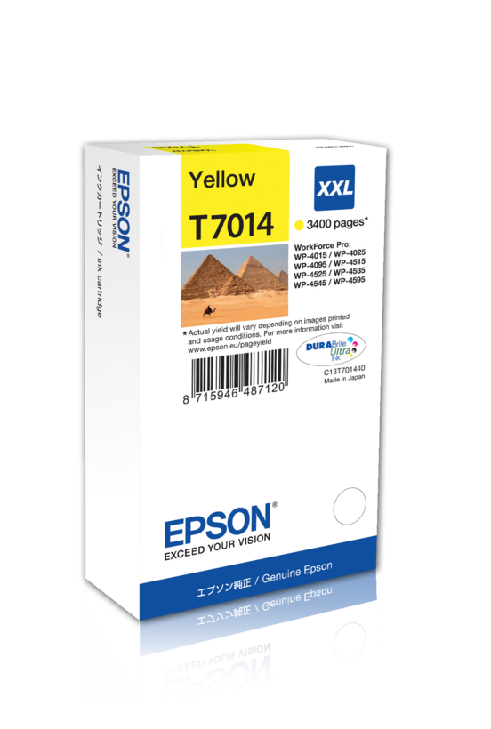 Inkoust Epson T7014, žlutý
