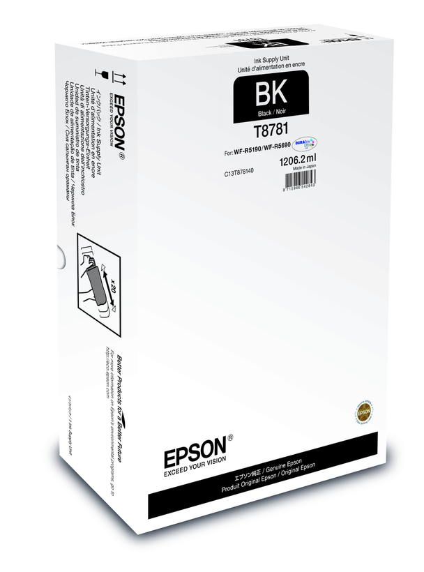 Epson Tusz T878 XXL, czarny