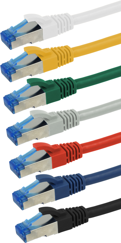 Patchkabel RJ45 S/FTP Cat6a 20 m grau