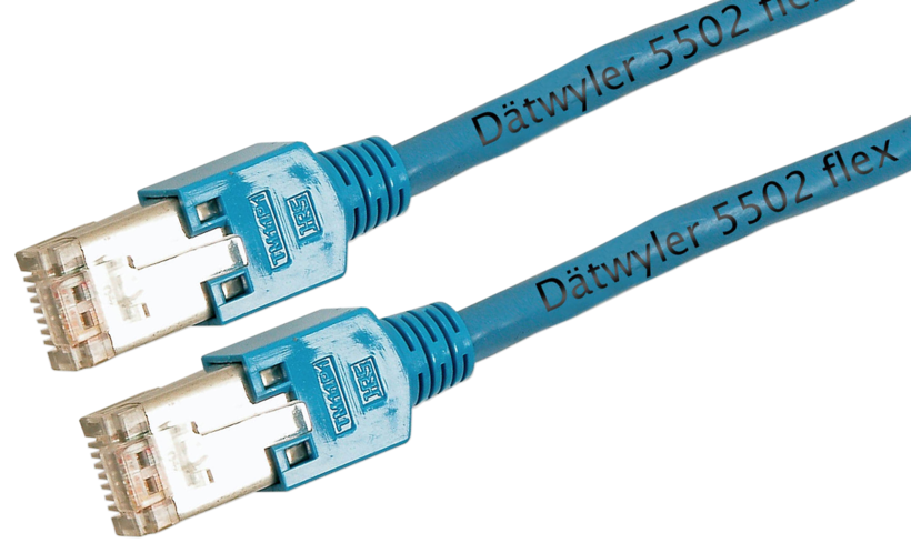 Patch Cable RJ45 S/UTP Cat5e Dät 5m Blue