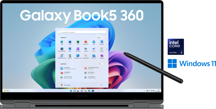 Samsung Book5 360 U5 16/512GB Grey