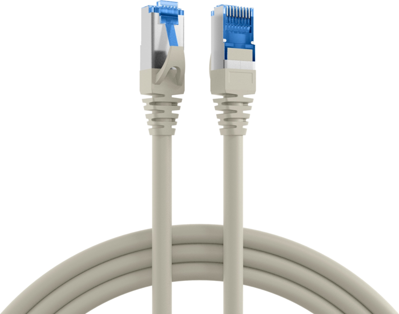 Cavo patch S/FTP RJ-45 Cat6a 1 m grigio