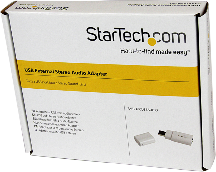 StarTech USB 2.0 Audio Adapter White