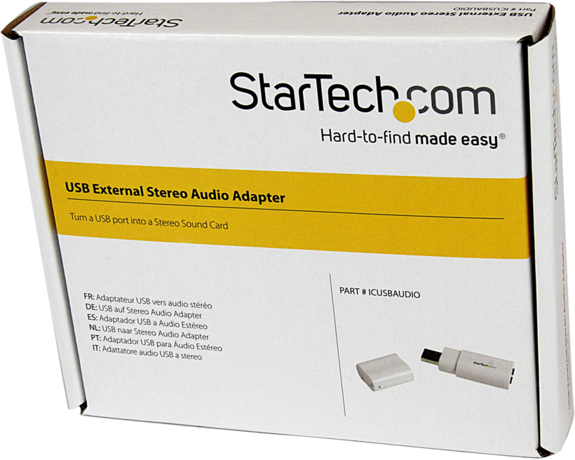 StarTech USB 2.0 Audio Adapter weiß