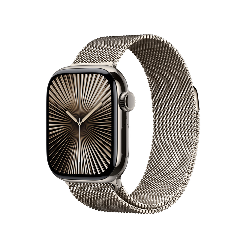 Apple Watch 46 mm-es natúr milánói M/L