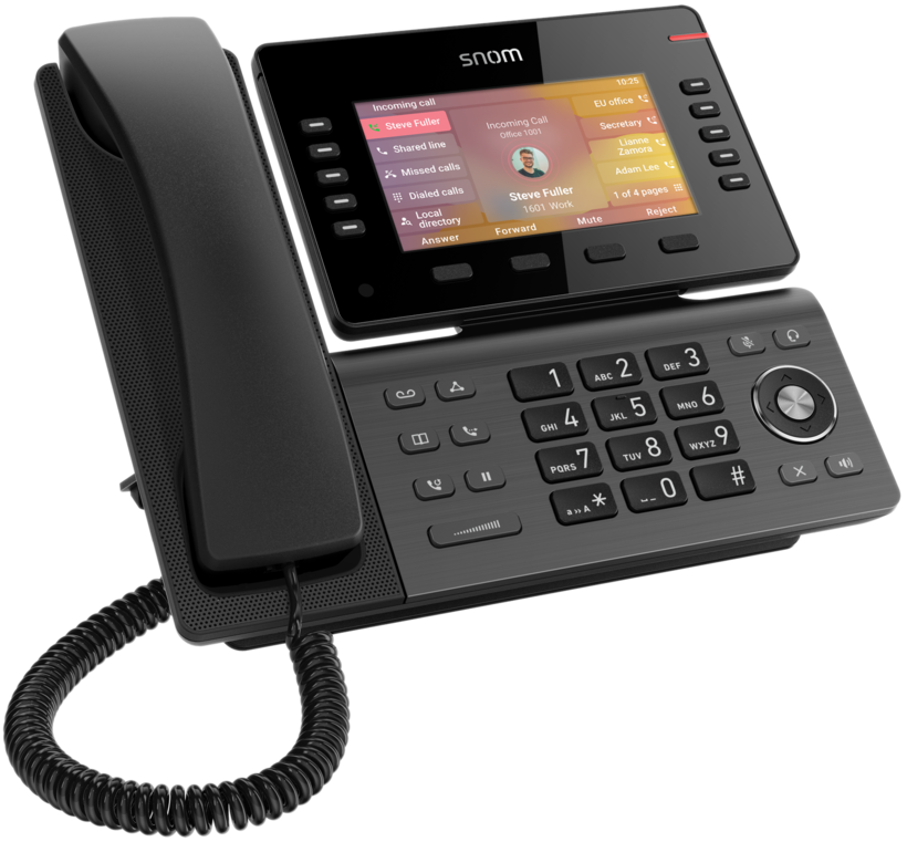 Téléphone IP fixe Snom D865 noir