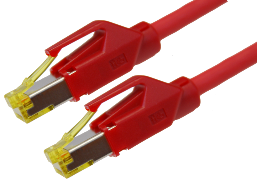 Patch Cable RJ45 S/FTP Cat6a 3m Red