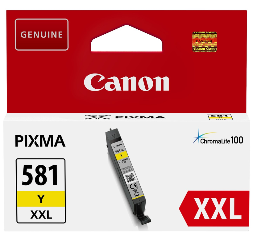 Encre Canon CLI-581XXL, jaune