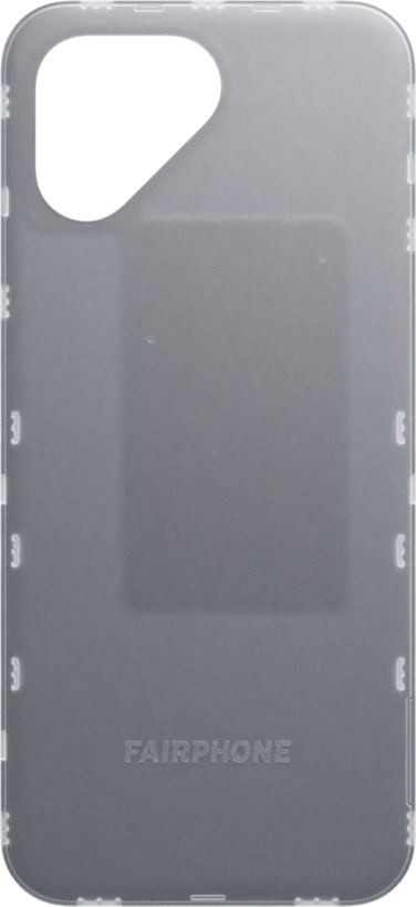 Custodia di silicone compatibile con Fairphone 5 Custodia trasparente
