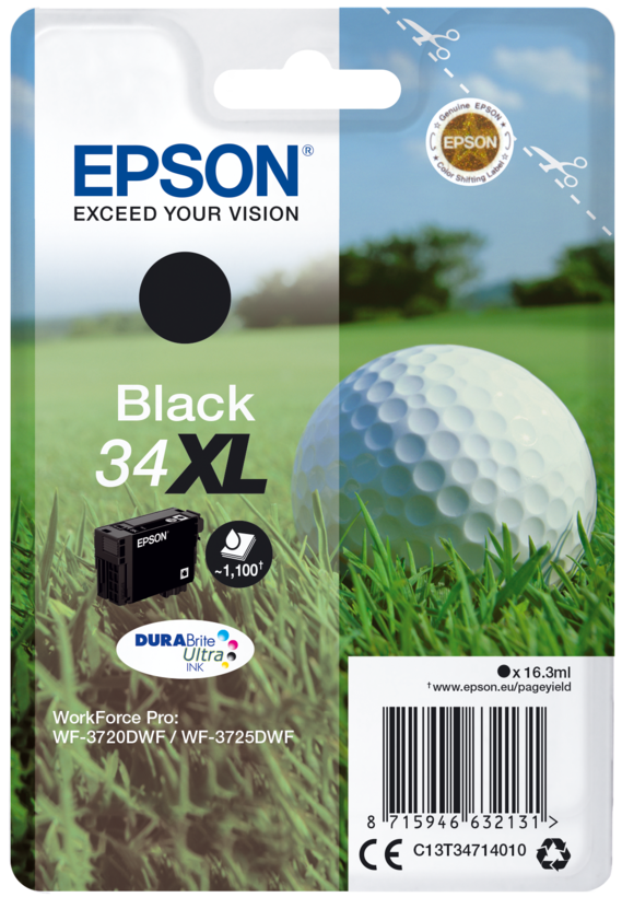 Encre Epson 34XL, noir