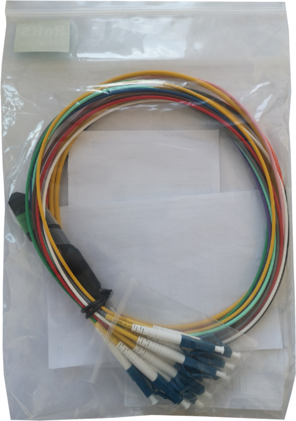 FO Patch Cable MTP/MPO/f - 12x LC/m 2m