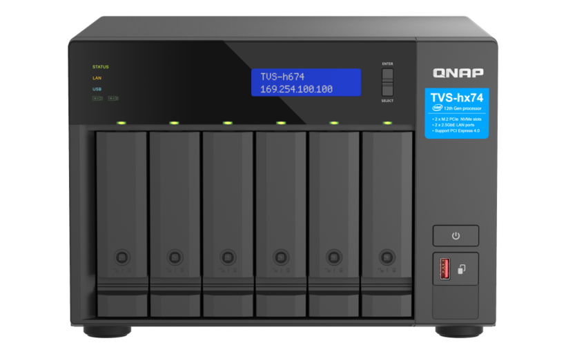 QNAP TVS-h674 32GB 6-bay NAS