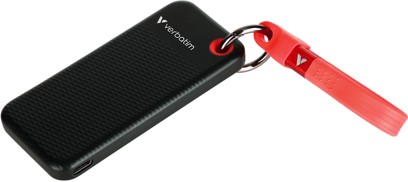 SSD Verbatim Pocket 1 TB czarny/czerw.