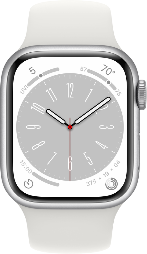 Apple Watch S8 GPS 41mm alu argent