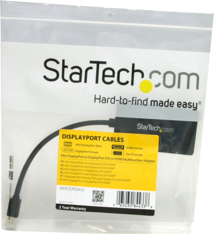 StarTech Mini-DP - DP/DVI-D/HDMI Adapter