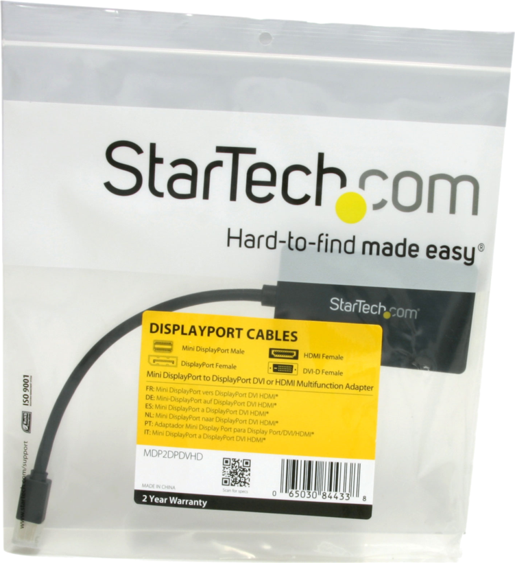 StarTech miniDP - DP/DVI-D/HDMI adapter