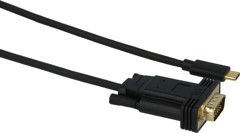 Kabel USB Typ C St - HD15 (VGA) St 2 m