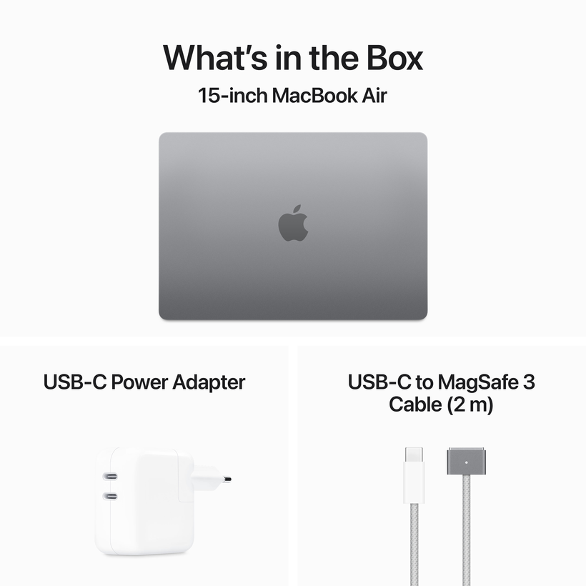 Apple MacBook Air 15 M3 16/256GB grau