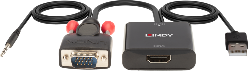 LINDY VGA+Audio - HDMI Adapter