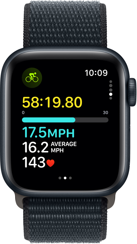 Apple Watch SE 2023 GPS 40mm alu éjfek.
