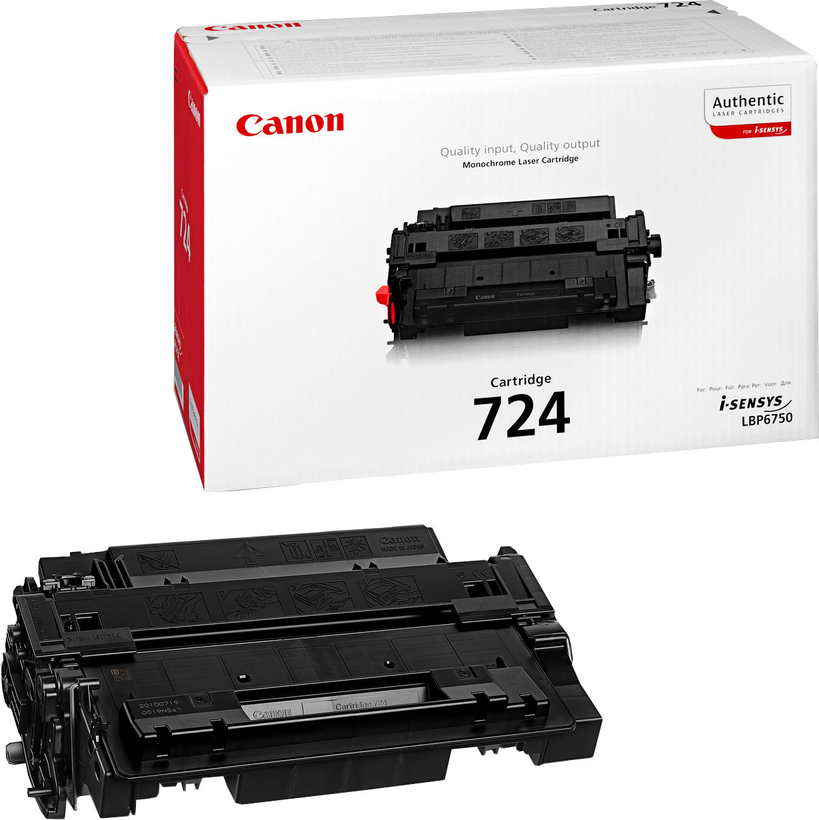 Canon 724 toner, fekete