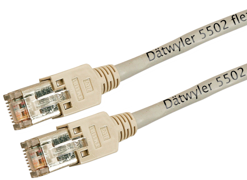 Câble patch RJ45 S/UTP Cat5e, 2 m gr Dät