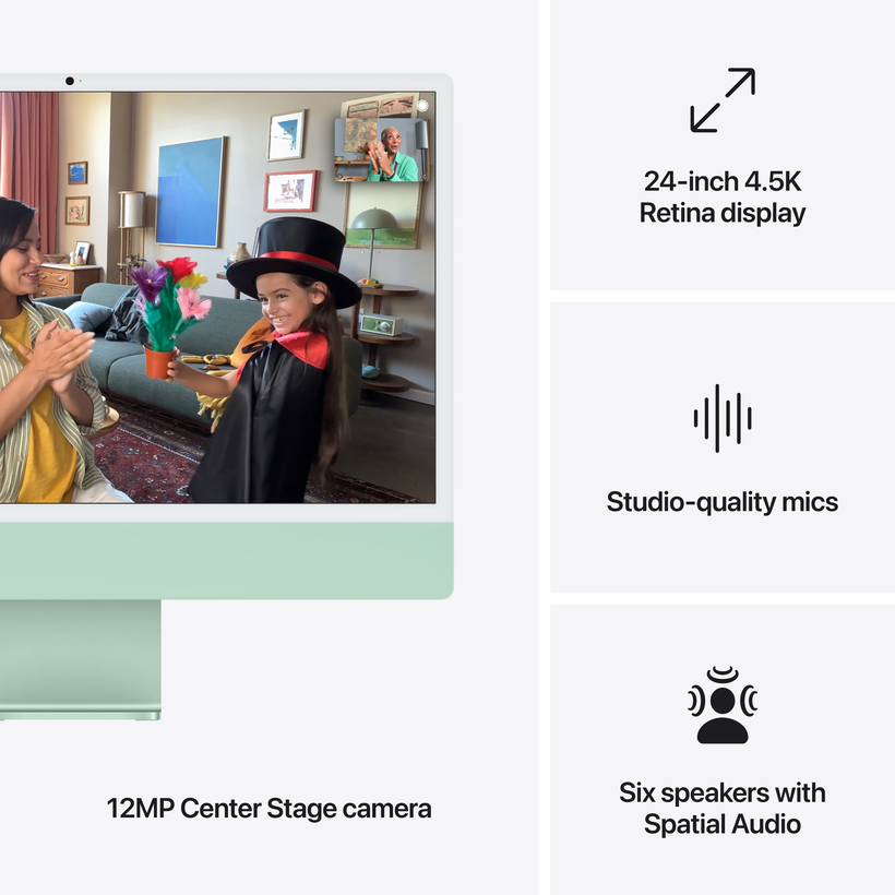 Apple iMac M4 8-core 16/256GB Green