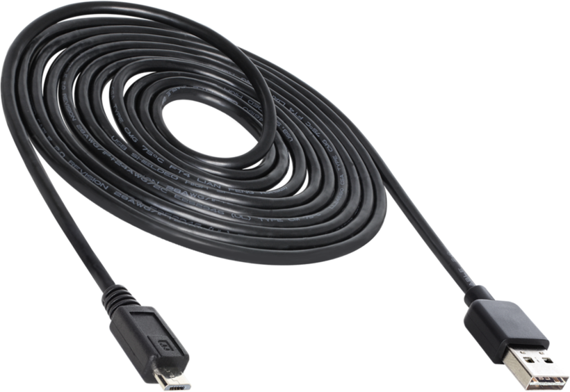 Delock USB EASY A - Micro B Cable 3m