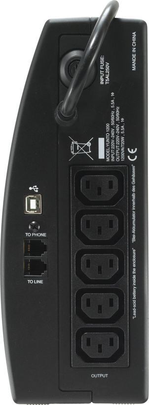 UPS 230V ONLINE YUNTO 1500