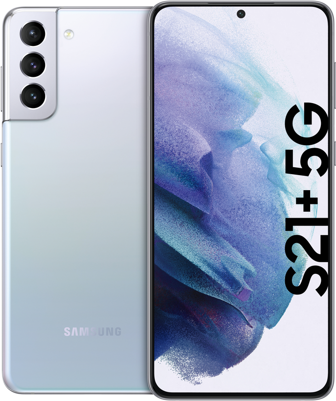 Samsung Galaxy S21+ 5G 128 GB silber