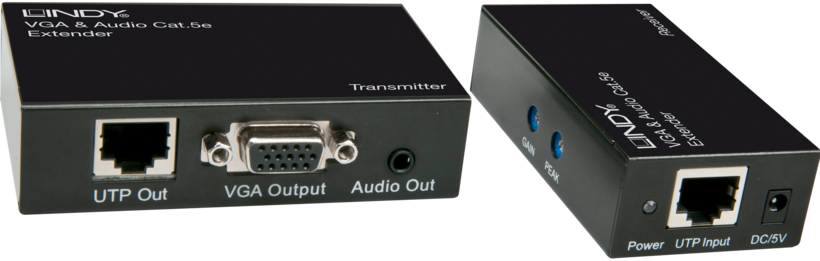 LINDY VGA+Audio Cat5e Extender 300m