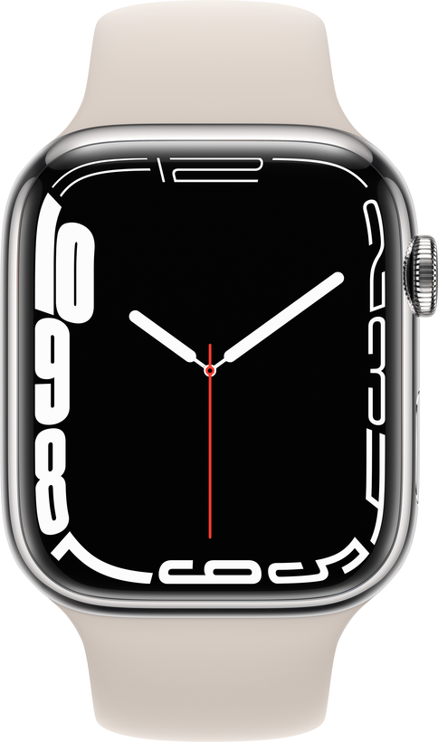 Apple Watch S7 GPS+LTE 45mm Steel Silver