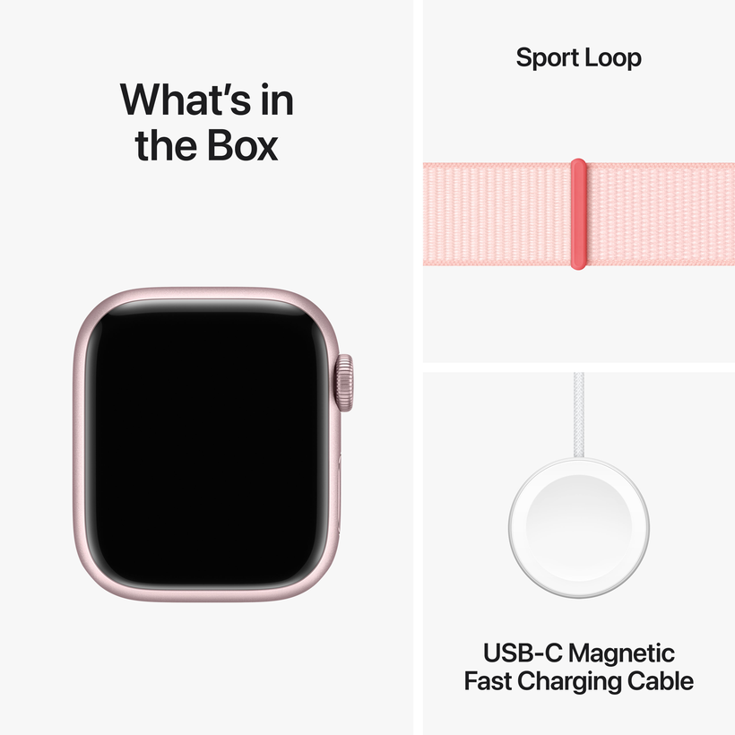 Apple Watch S9 9 LTE 45mm alu rosa