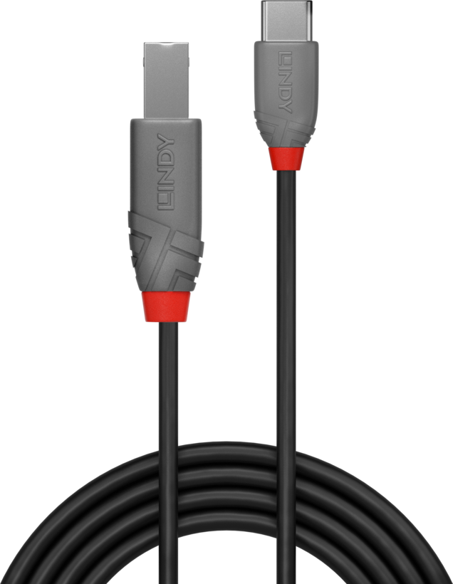 LINDY USB-C - B Cable 1m