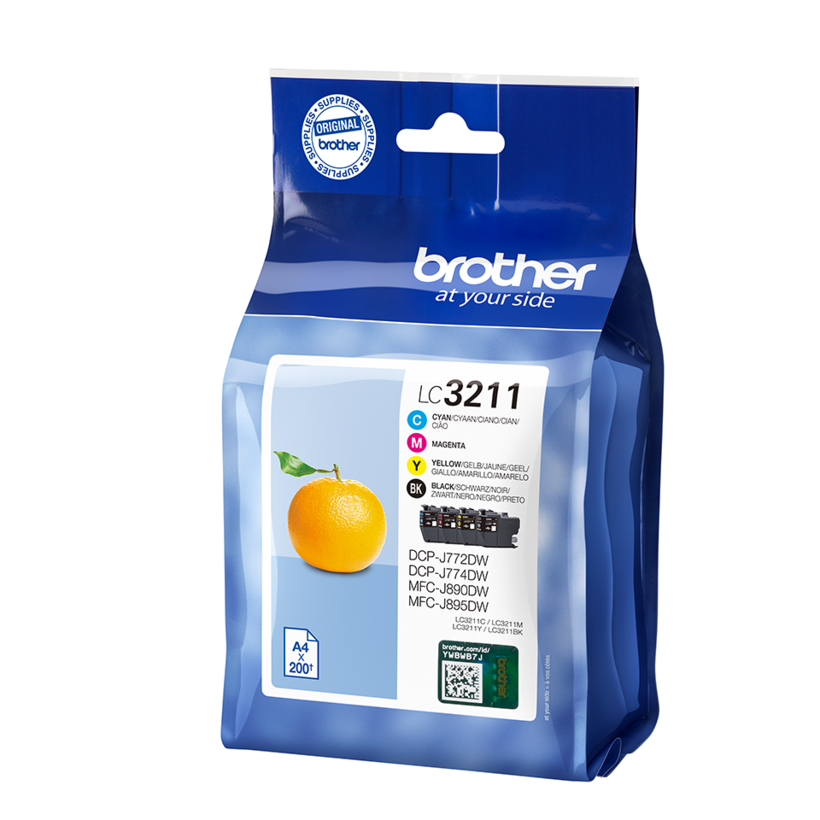 Encre Brother LC-3211 BK/C/Y/M
