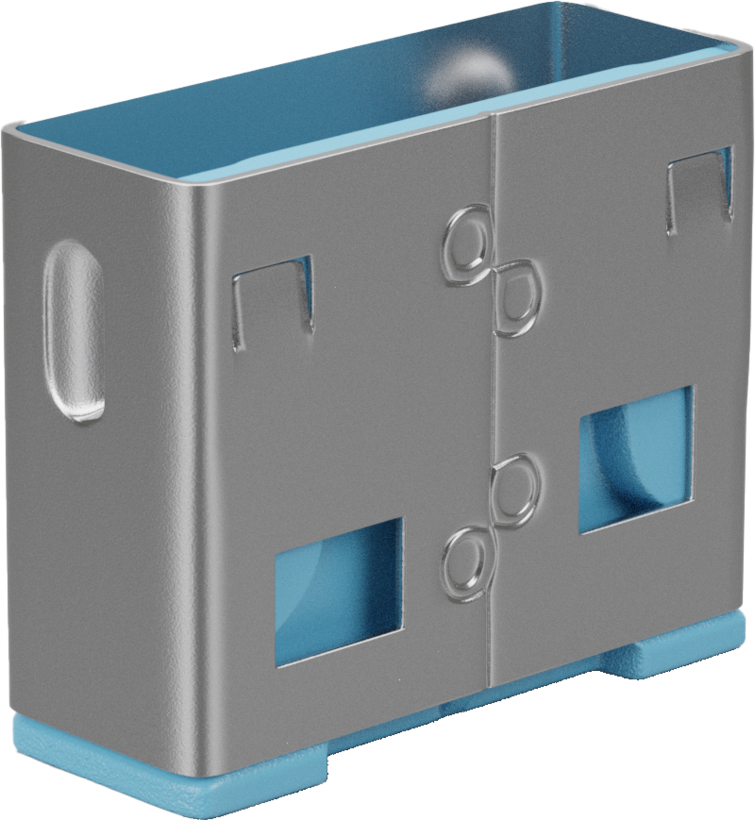 USB Blokada Typ A Port 10szt., nieb.